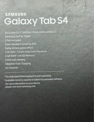 Samsung Galaxy Tab S4 + Stylus