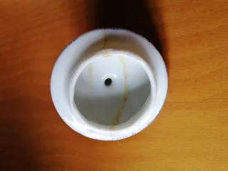 Juego de té antiguo azul y blanco