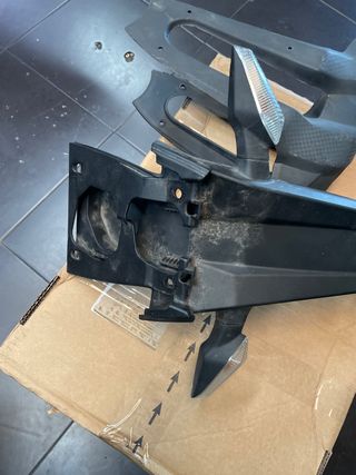 Portamatriculas y guardabarro del. De moto