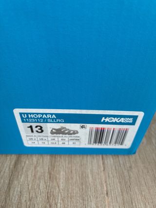 Hoka U Hopara Sandalias Talla 48 Beige Gris