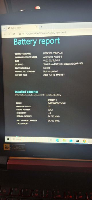 Notebook Gaming Acer Nitro 5 Intel i7