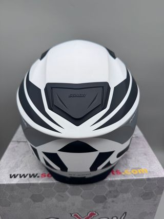 Casco Moto Integral Soxon Racing White, Talla S