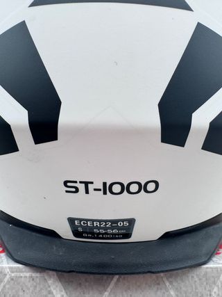 Casco Moto Integral Soxon Racing White, Talla S