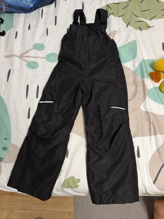 Pantalón de nieve infantil negro