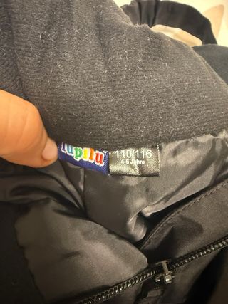 Pantalón de nieve infantil negro