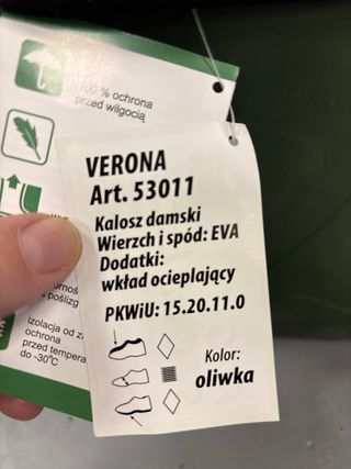 Botas de agua Fagum Stomil T36