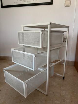 Cajonera LENNART IKEA Blanca Metálica