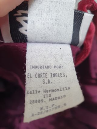 Vestido fiesta terciopelo buganvilla