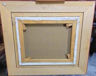 ARNAU CUADRO OLEO CAMPESINOS CON CANTAROS