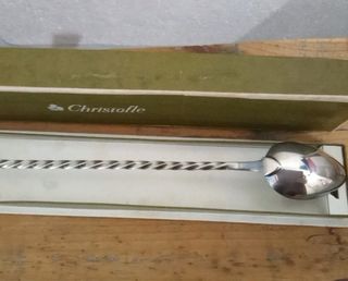 Cuchara Christofle Plata Retorcida