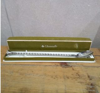 Cuchara Christofle Plata Retorcida