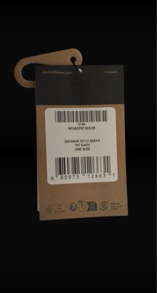 Cappello The North Face nero SCONTO FINO AL 24