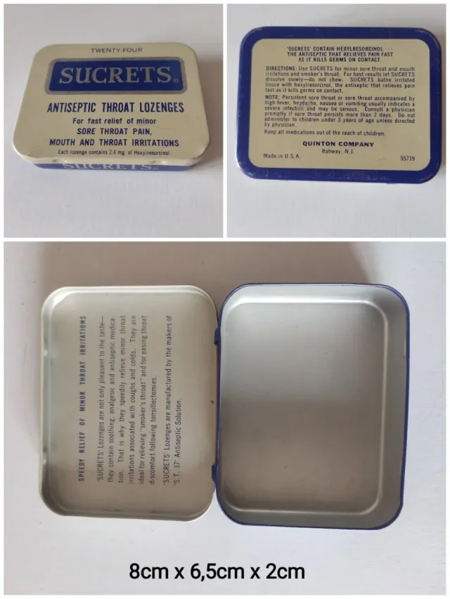 LATAS DE FARMACIA ANTIGUAS VINTAGE