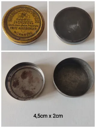 LATAS DE FARMACIA ANTIGUAS VINTAGE