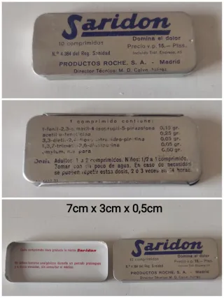 LATAS DE FARMACIA ANTIGUAS VINTAGE