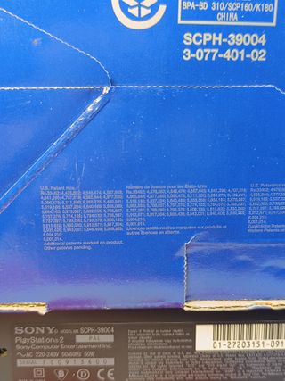 Consola PS2 Fat PAL Completa + Juegos