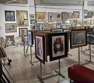 MAI THU REPRODUCCION CUADRO NIÑOS JUGANDO