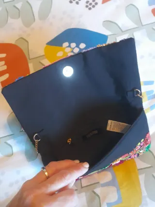 Bolso Sfera bordado flores