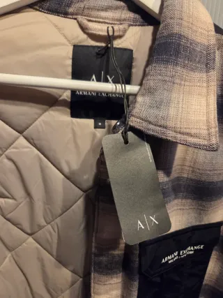 Cazadora Armani Exchange Beige/Gris