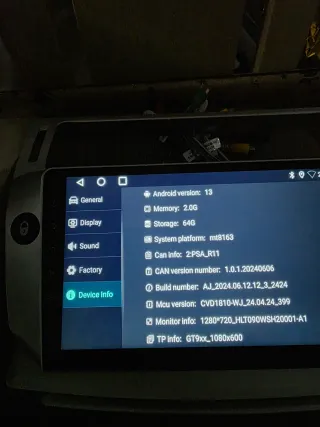 Radio Android Citroen C4 2004-2009