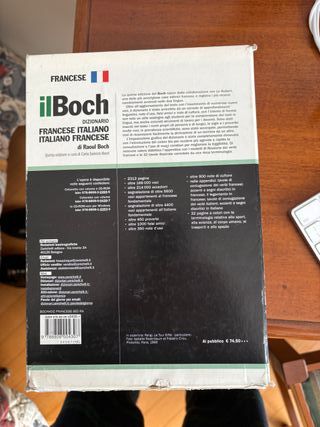 Il Boch. Dizionario francese-italiano, italiano...