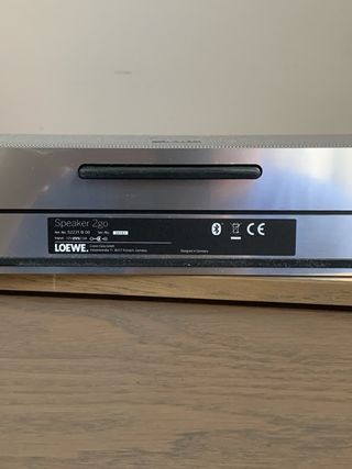 Altavoz Loewe Speaker 2 Go Bluetooth Plata/Blanco