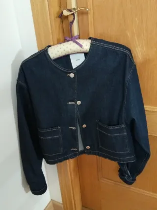 Cazadora vaquera MNG azul