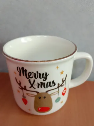 Tazza Natale Renna Merry X-mas