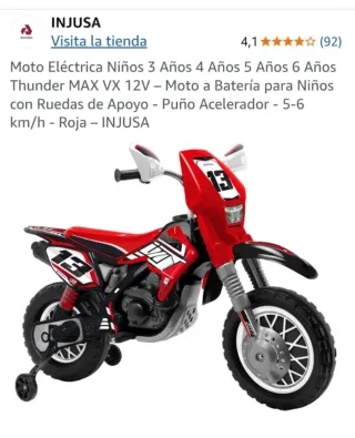 Moto Eléctrica Injusa 12V