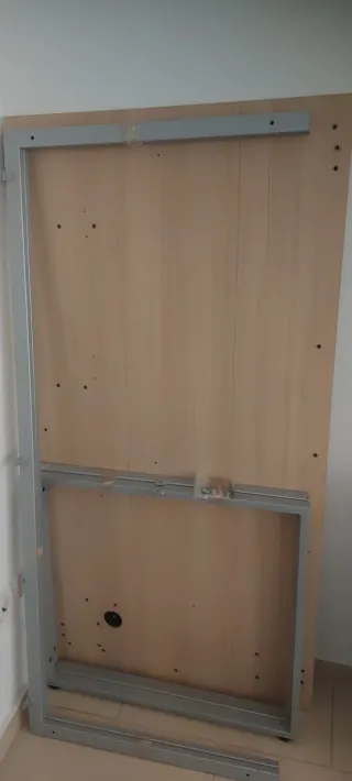 Mesa de despacho madera y metal