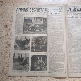 Periódico caída de Berlín Alemania WWII volkssturm