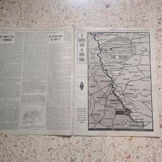 Periódico caída de Berlín Alemania WWII volkssturm