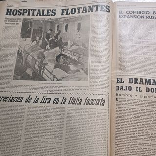 Periódico caída de Berlín Alemania WWII volkssturm