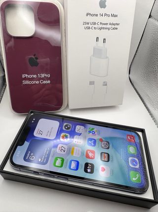 iPhone 13 Pro Azul  + Funda y Cargador