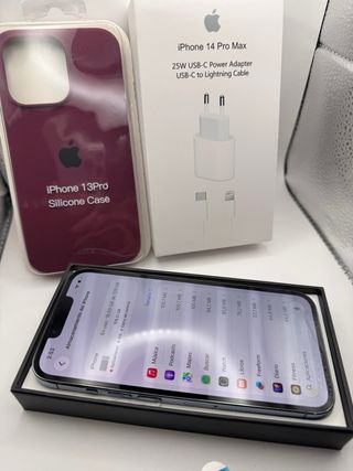 iPhone 13 Pro Azul  + Funda y Cargador