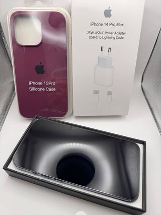 iPhone 13 Pro Azul  + Funda y Cargador