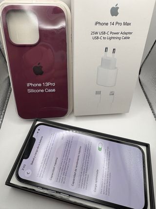 iPhone 13 Pro Azul  + Funda y Cargador