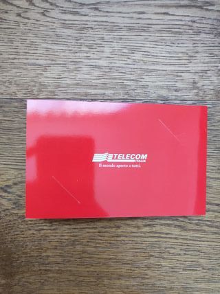 Scheda telefonica con folder "San Valentino '99"