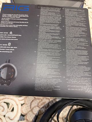 Plantronics RIG Gaming Headset + Amplifier PS4/PS3