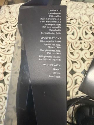 Plantronics RIG Gaming Headset + Amplifier PS4/PS3