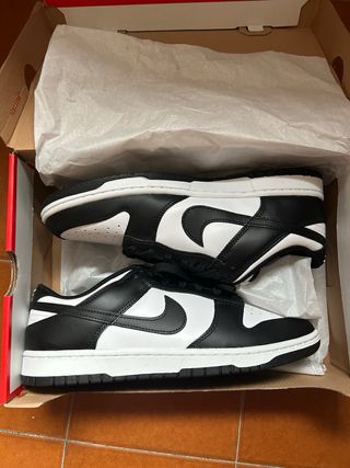 Nike Dunk Low Panda Bianche Nere. nuove