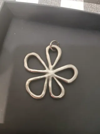 Colgante Flor Plata 925