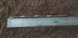 Pulsera plata infinitos