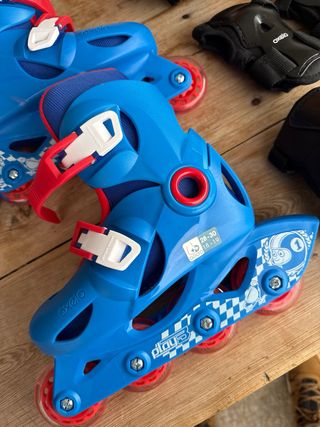 Patines Oxelo Play 3 Niños Azul Talla 28-30