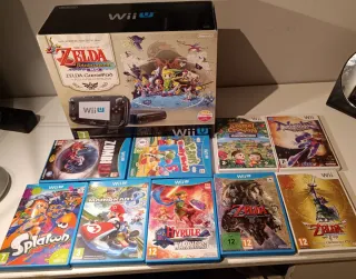 Consola Wii U Edición Especial Zelda + Juegos