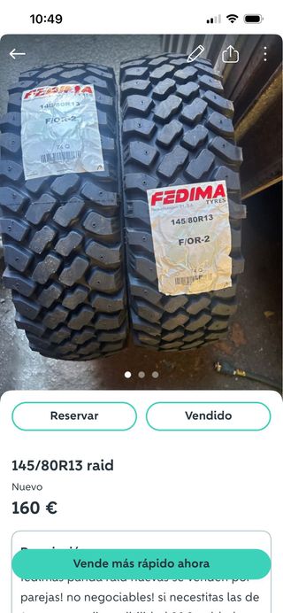 Fedima 145/80R13 Raid Neumáticos