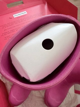 Botas de agua Hunter rosas altas