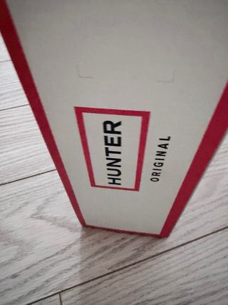 Botas de agua Hunter rosas altas