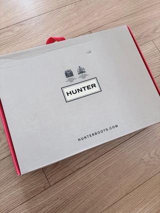 Botas de agua Hunter rosas altas