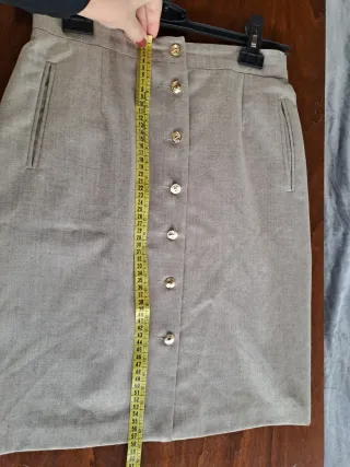 Gonna tubino lana vintage Made in Italy